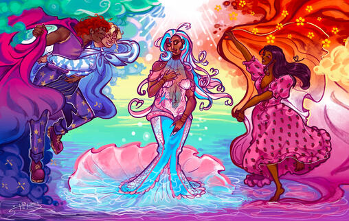 BIRTH OF VENUS (PASTICHE)